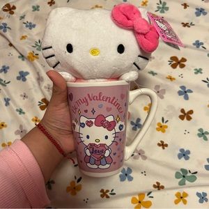 Hello kitty valentines mug